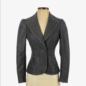 CLASSIQUES ENTIER P0 gray jeans jacket in excellent condition